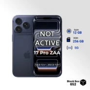 گوشی موبایل اپل مدل iPhone 17 Pro ZAA تک سیم کارت + eSIM ظرفیت 256 گیگابایت و رم 12 گیگابایت - نات اکتیو رنگ آبی تیره