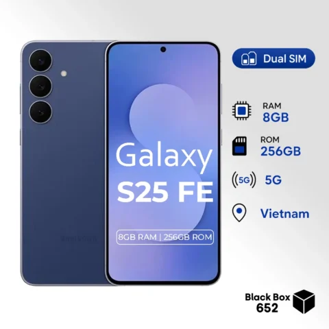 گوشی سامسونگ Galaxy S25 FE ۲۵۶ گیگ رم ۸ رنگ سرمه‌ای نسخه ویتنام