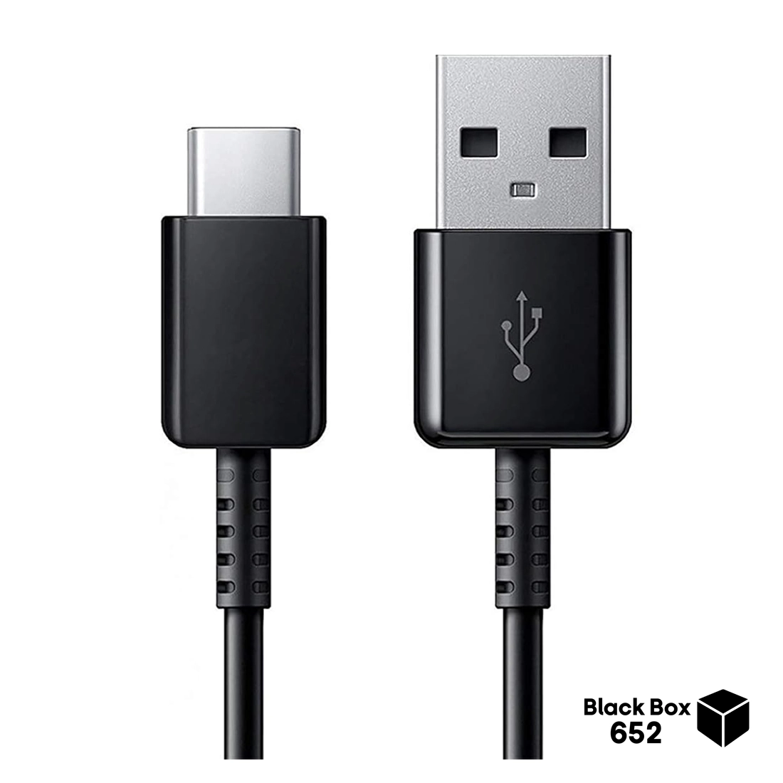 samsung-usb-to-usb-c-cable-1m-black محصول کابل تبدیل USB به USB-C سامسونگ طول 1 متر مشکی
